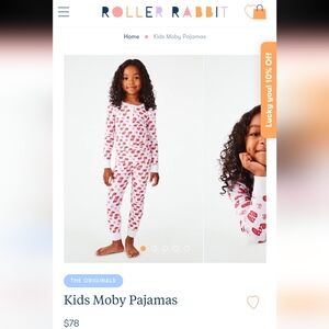 Roberta Roller Rabbit Pima Cotton Pajamas -12-18 mo (read description)